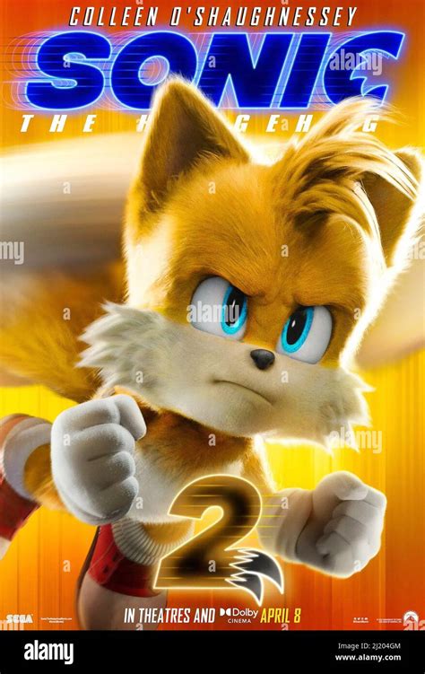 Sonic The Hedgehog 2 Character Poster Tails Voice Colleen O