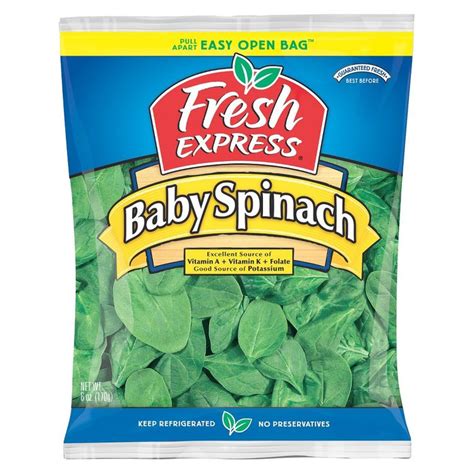 Fresh Express Baby Spinach 6 Oz Reviews 2021
