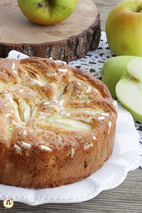 Un cucchiaio di latte intero; Torta di ricotta e mele Anche Bimby Dolce senza latte e ...