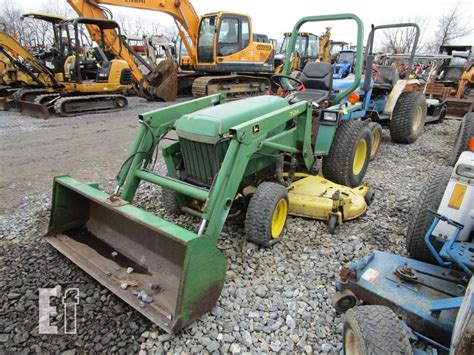 John Deere 855 Tractor W 70a Loader Online Auctions