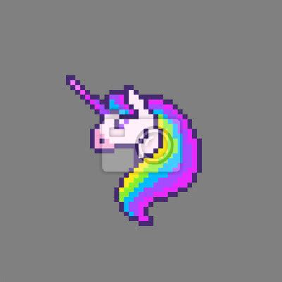 Maybe you would like to learn more about one of these? Pixel art mignon licorne • autocollants murales 16, sprite ...