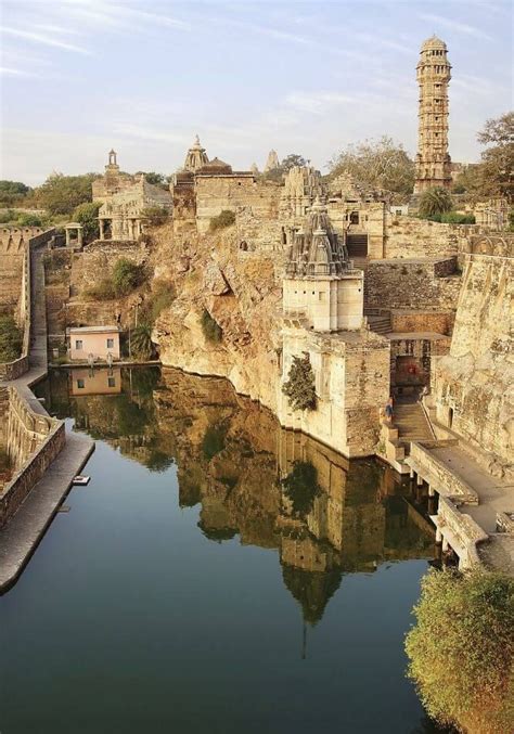 The Grand Chittorgarh Fort In Rajasthan India This Unesco Heritage