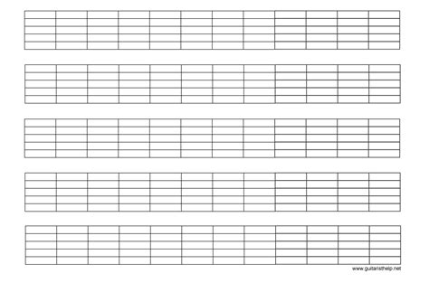 Blank Guitar Fretboard Diagram Guitar Fretboard Guitar Chord Sheet