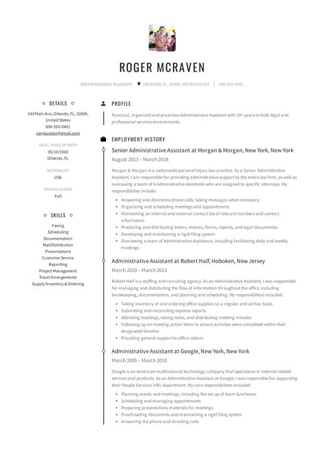19 Administrative Assistant Resumes And Guide Pdf 2023