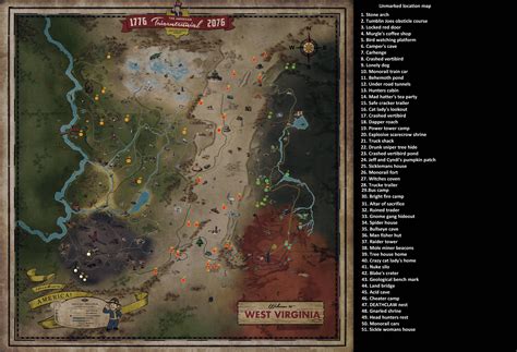 I Made A Unmarked Location Map Fo76