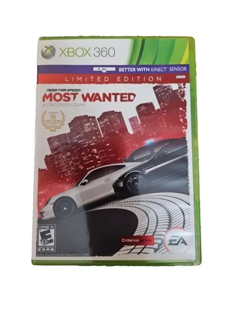 Need For Speed Most Wanted Limited Edition Microsoft Xbox Picclick