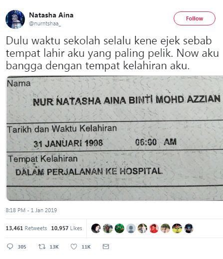 Dalam kereta pun sempat korek twitter viral. Ibu sahkan surat beranak gadis 'lahir dalam perjalanan ke ...