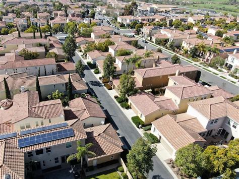 Premium Photo Aerial Top View Of Urban Sprawl Suburban Packed Homes