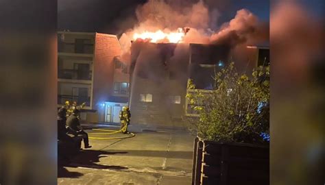 Albert firefighters responded to a blaze at an apartment building in the grandin area around 1 a.m. 4 people taken to hospital after fire at St. Albert ...
