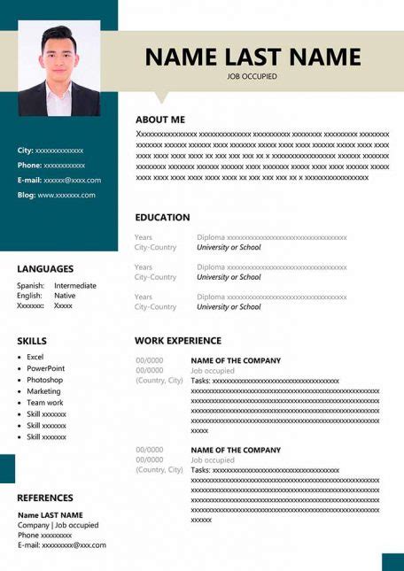 Are you a salesman, a manager? Modern Sample Resume to Download for Free in Word