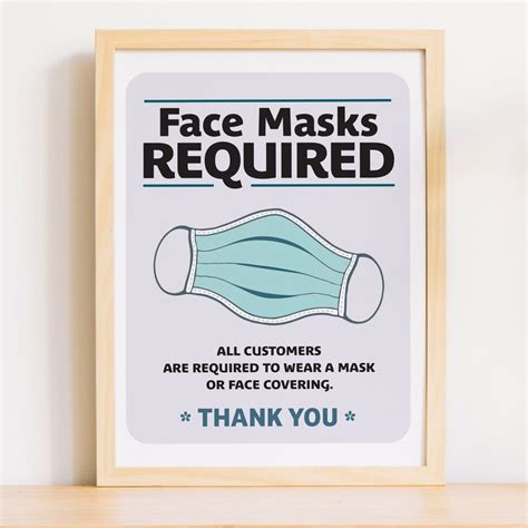 Face Mask Required Sign Pdf Netgraphic