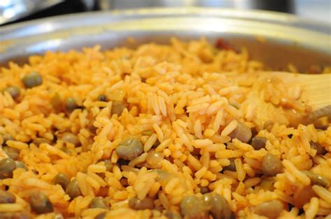 So, if you don't have a rice cooker, there is a silent step of buying the fritters do not save well as leftovers, but the rice and beans are still yummy as leftovers the next day. Puerto Rican Rice with Puerto Rican Pork chops Recipe with Great Flavor