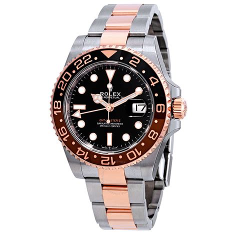 Rolex Gmt Master Ii Root Beer Automatic Mens Steel And 18 Ct Everose