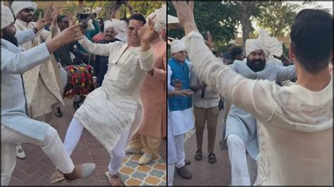 Watch Mohanlal And Akshay Kumar Dance Together At A Wedding In A Rare