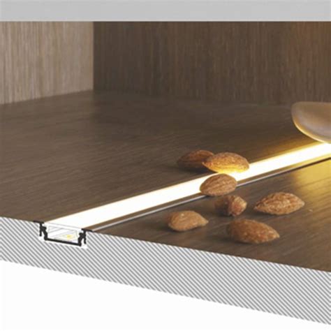 Recessed Led Aluminium Profile For Cabinets And Wardrobes
