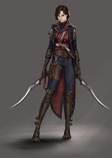 artstation 20180912 assassin lily kim female character design female characters dnd