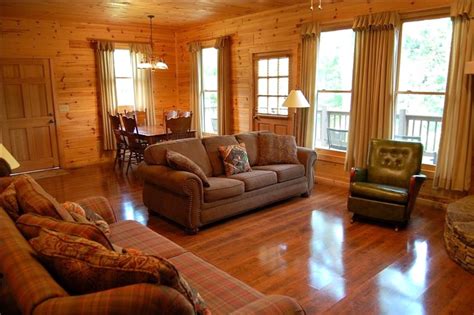 Cabins have unique appeal as a rustic option for your stay in the majestic mountains. 'Fishin Hole Cabin' Overlooking the 'Little River' in ...