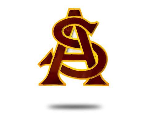 Maybe you would like to learn more about one of these? Arizona State University Logo 3D Metal Artwork - Hex Head Art