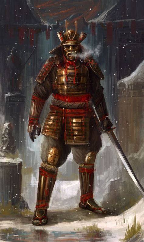 Samurai By Tom Edwards Concepts On Deviantart Ive Yet To Create An