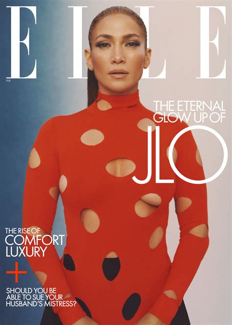 Jennifer Lopez Elle Magazine February 2021 Fashion Tom Lorenzo Site 2