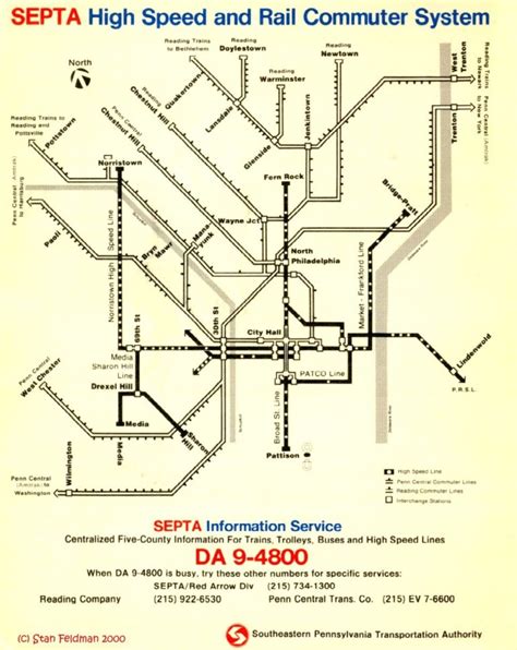 Transit Maps Submission Historical Map Septa High Speed And
