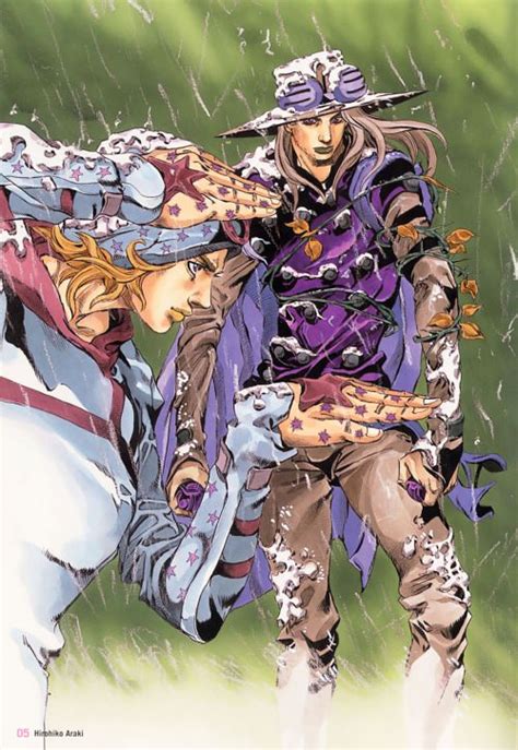 Johnny Joestar And Gyro Zeppeli Jojo Bizarre Jojos Bizarre