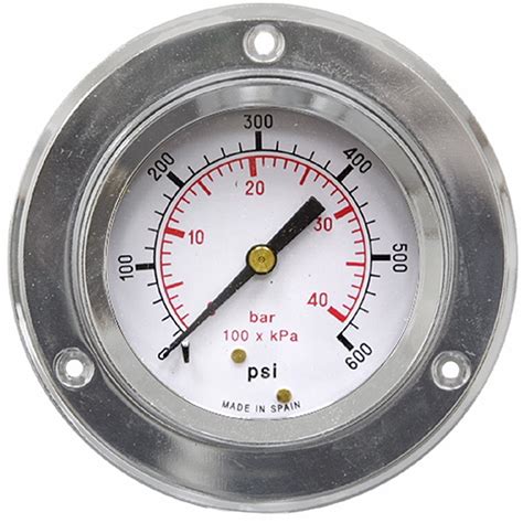 600 Psi 25 Flange Dry Gauge Pressure And Vacuum Gauges Pressure