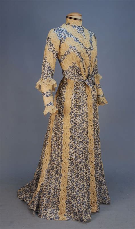 High Neck Gown 1902 With Images Historical Dresses Vintage Gowns
