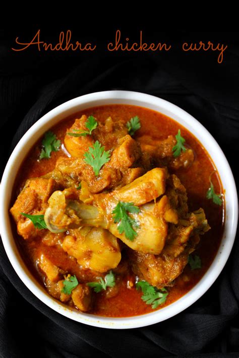 Andhra chicken curry is also called andhra kodi kura locally in telegu. Andhra Chicken curry -Andhra kodi kura recipe- Foodvedam