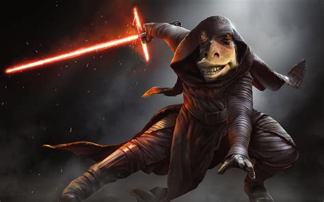 That Looks Like Jar Jar Binks The Sith Lord Not Very Realistic Though
