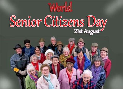 21st August Senior Citizen Day 2021 Happy World Senior Citizens Day