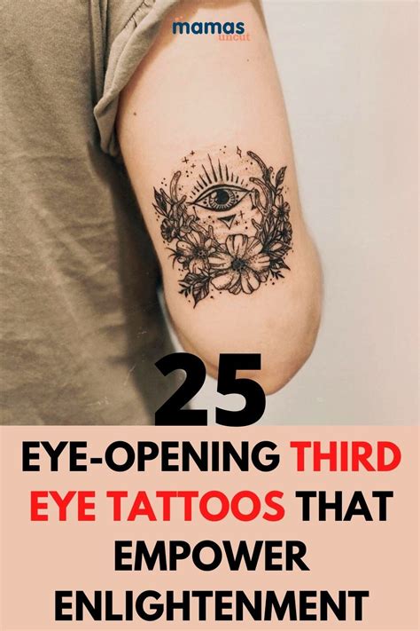 Third Eye Tattoos That Remind Us To See Things Through Third Eye