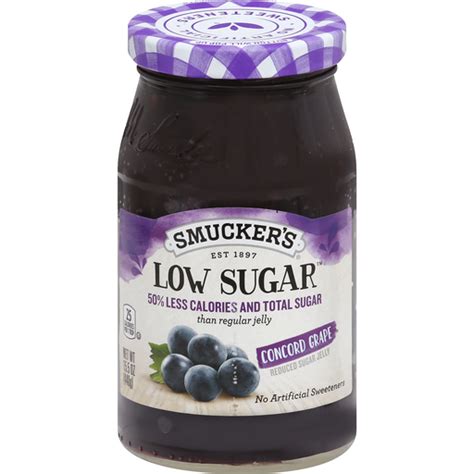 Smuckers Jelly Reduced Sugar Concord Grape Jellies Valumarket