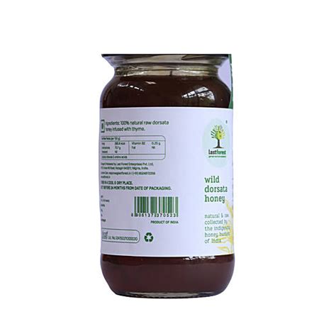 Buy Last Forest Thyme Honey Multi Floral Infused From The Forest