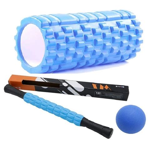 Bola Rolo Bastão Liberação Miofascial Massagem Foam Roller Occy Rolo De Massagem Magazine