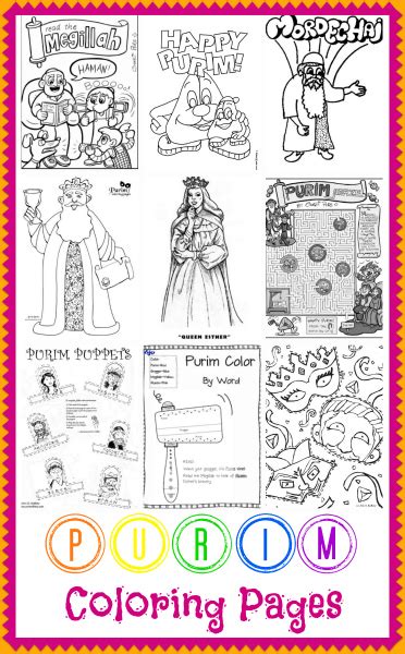 Purim Coloring Pages Free Purim Scroll Of Purim Holiday Coloring