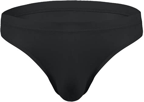 Feeshow Mens Silky Bikini Swim Briefs Bulge Pouch Underwear Swimwear