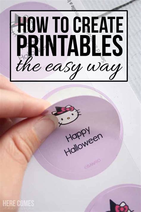 Build a community to get your first users, you can even give some coins for free, and eventually create a faucet to automate this process! How to Create Printables - the Easy Way! | How to make ...