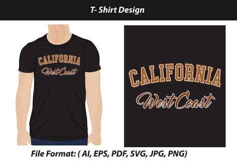 California West Coast Graphic By Clothingartstudio · Creative Fabrica