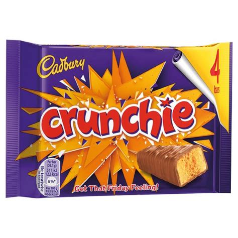 cadbury crunchie bar 4 pack online household