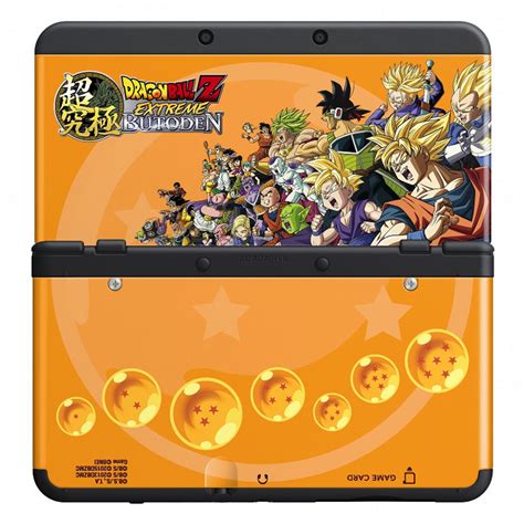 Similarly to the dsi xl, the 3ds xl has larger screens: Nintendo New 3DS (noire) + Dragon Ball Z : Extreme Butoden - Console Nintendo 3DS Nintendo sur LDLC