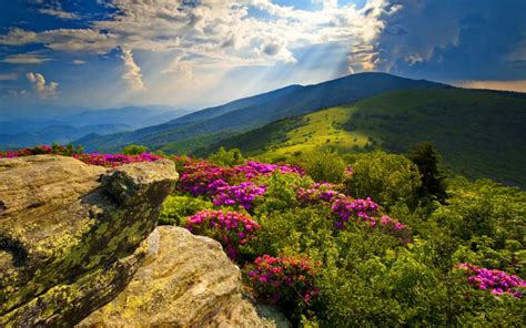 Download Hd Wallpaper Blue Ridge Mountains Nature By Ecrane Free