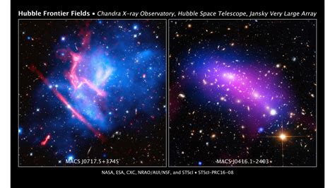 Galaxy Clusters Macs J04161 2403 And Macs J071753745 Hubble