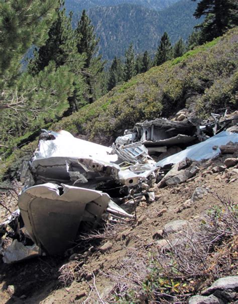 North American Tb 25 Mitchel 44 86805 Plane Crash On San Gorgonio Peak