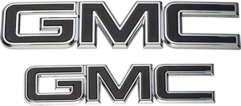 Gm 84395038 Front And Rear Black Emblem Package Gmc Sierra