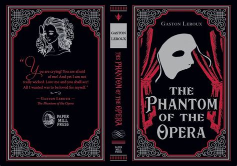 The Phantom Of The Opera Book Cover Design Book Cover Art Design