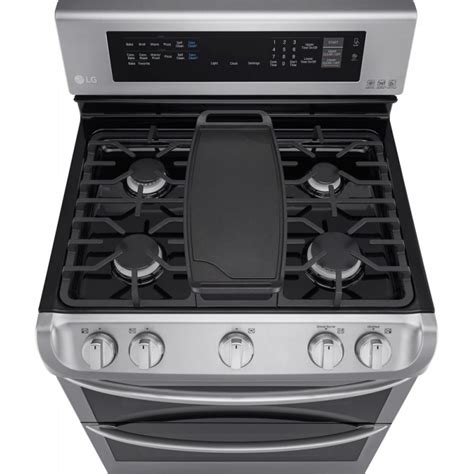 Lg Ldg4315st 30 Inch Double Oven Gas Range With Probake Convection