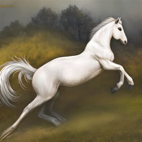 The White War Horse By Rosetheinkdemonwolf On Deviantart
