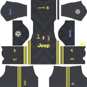 Home & away kits with download urls. Juventus UCL Kits 2018/2019 Dream League Soccer