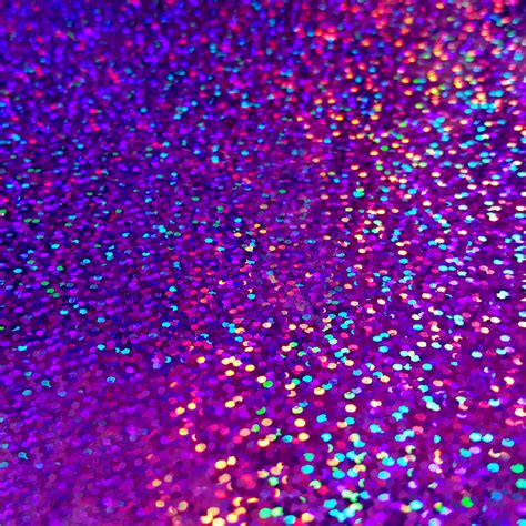 Purple Holographic Sequin Vinyl Smashing Ink
